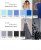 Креп стрейч Амузен 14-4122, 85 гр/м2, шир.150см, цвет голубой - купить в Нижнем Новгороде. Цена 148.37 руб.