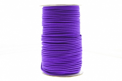 0370-1301-Шнур эластичный 3 мм, (уп.100+/-1м), цв.175- фиолет - купить в Нижнем Новгороде. Цена: 459.62 руб.