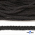 Шнур плетеный d-6 мм круглый, 70% хлопок 30% полиэстер, уп.90+/-1 м, цв.1078-черный - купить в Нижнем Новгороде. Цена: 588 руб.