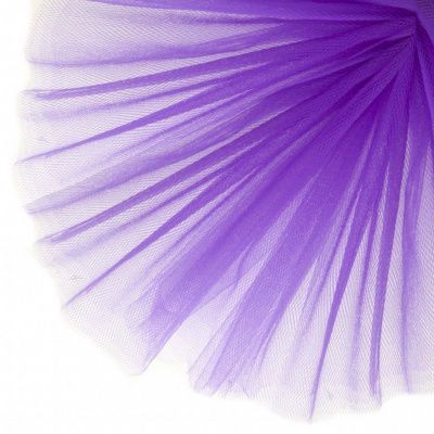 Фатин матовый 16-85, 12 гр/м2, шир.300см, цвет фиолетовый - купить в Нижнем Новгороде. Цена 96.31 руб.
