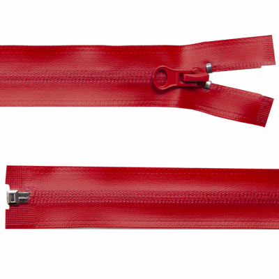 Молния водонепроницаемая PVC Т-7, 60 см, разъемная, цвет (820) красный - купить в Нижнем Новгороде. Цена: 49.39 руб.