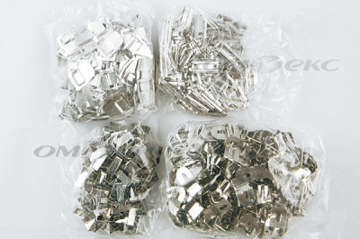 Крючки брючные 4 шипа "Стром" 144 шт. никель - купить в Нижнем Новгороде. Цена: 383.97 руб.