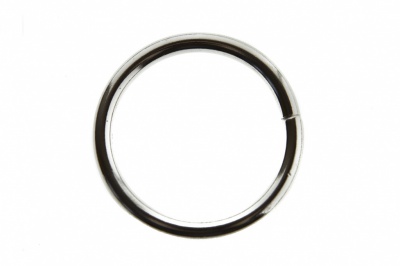 Кольцо металлическое d-32 мм, цв.-никель - купить в Нижнем Новгороде. Цена: 3.54 руб.