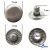 Кнопка металлическая "Альфа" с пружиной, 15 мм (уп. 720+/-20 шт), цвет никель - купить в Нижнем Новгороде. Цена: 1 466.73 руб.