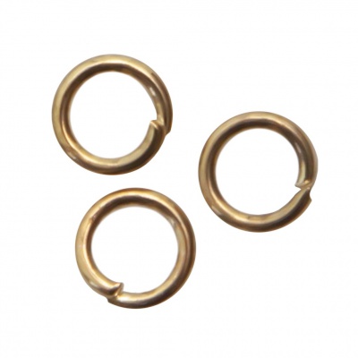 Кольцо  соединительное для бижутерии 4 мм, цв.-золото - купить в Нижнем Новгороде. Цена: 0.41 руб.