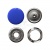 Кнопка рубашечная (закрытая) 9,5мм - эмаль, цв.168 - голубой - купить в Нижнем Новгороде. Цена: 4.77 руб.