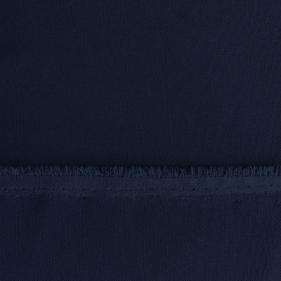 Костюмная ткань "Элис", 220 гр/м2, шир.150 см, цвет т.синий - купить в Нижнем Новгороде. Цена 308 руб.