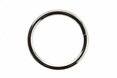 Кольцо металлическое d-3 х 32 мм, цв.-никель - купить в Нижнем Новгороде. Цена: 3.92 руб.