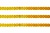 Пайетки "ОмТекс" на нитях, CREAM, 6 мм С / упак.73+/-1м, цв. 92 - золото - купить в Нижнем Новгороде. Цена: 484.77 руб.