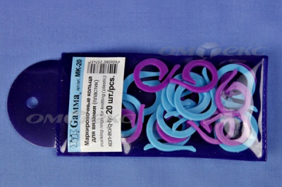Кольцо маркировочное пластик МК-20, 20 мм для вязания (20 шт) - купить в Нижнем Новгороде. Цена: 88.80 руб.