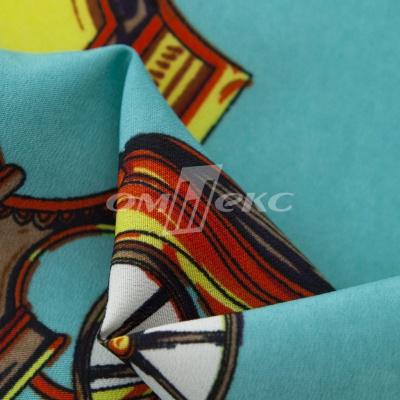 Плательная ткань "Фламенко" 16.2, 80 гр/м2, шир.150 см, принт этнический - купить в Нижнем Новгороде. Цена 241.49 руб.