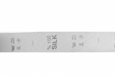 Состав и уход за тк.100% Silk (4000 шт) - купить в Нижнем Новгороде. Цена: 737.09 руб.