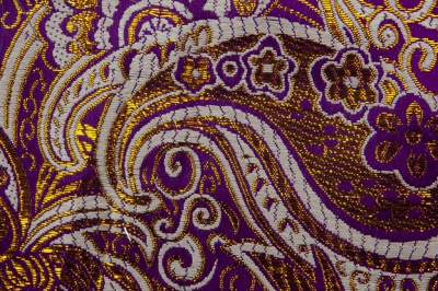 Ткань костюмная жаккард №9, 140 гр/м2, шир.150см, цвет фиолет - купить в Нижнем Новгороде. Цена 387.20 руб.