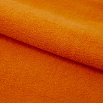 Флис DTY 16-1358, 250 г/м2, шир. 150 см, цвет оранжевый - купить в Нижнем Новгороде. Цена 640.46 руб.