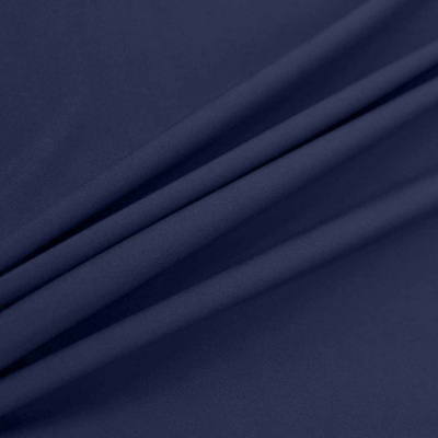 Костюмная ткань с вискозой "Салерно", 210 гр/м2, шир.150см, цвет т.синий/Navy - купить в Нижнем Новгороде. Цена 446.37 руб.