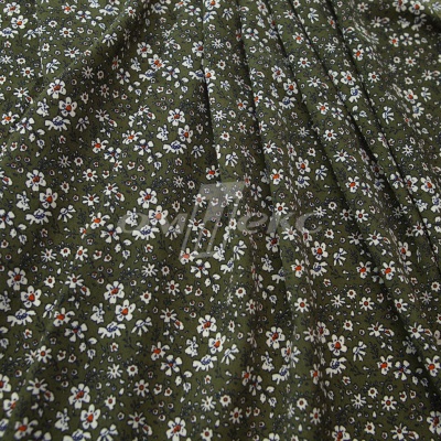 Плательная ткань "Фламенко" 11.2, 80 гр/м2, шир.150 см, принт растительный - купить в Нижнем Новгороде. Цена 259.21 руб.