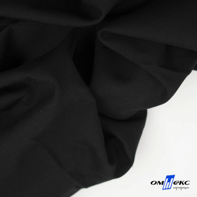 Ткань костюмная "Матте" 80% P, 16% R, 4% S, 170 г/м2, шир.150 см, цв-черный #1 - купить в Нижнем Новгороде. Цена 372.90 руб.