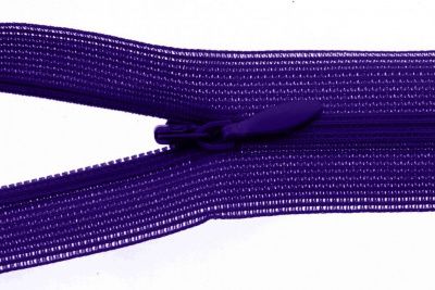 Молния потайная Т3 866, 50 см, капрон, цвет фиолетовый - купить в Нижнем Новгороде. Цена: 8.62 руб.