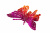 Бабочка декоративная пластиковая #10 - купить в Нижнем Новгороде. Цена: 7.09 руб.