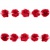 Тесьма плетеная "Рюш", упак. 9,14 м, цвет красный - купить в Нижнем Новгороде. Цена: 46.82 руб.