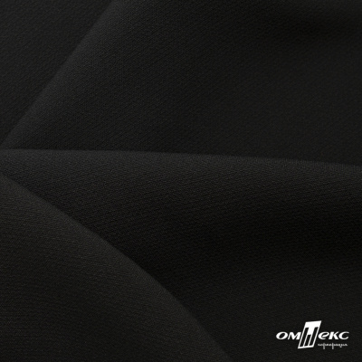 Ткань костюмная "Микела", 96%P 4%S, 255 г/м2 ш.150 см, цв-черный #1 - купить в Нижнем Новгороде. Цена 345.40 руб.
