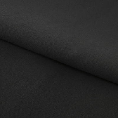 Костюмная ткань "Элис", 200 гр/м2, шир.150см, цвет чёрный - купить в Нижнем Новгороде. Цена 306.20 руб.