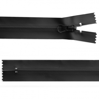 Молния водонепроницаемая PVC Т-7, 20 см, неразъемная, цвет чёрный - купить в Нижнем Новгороде. Цена: 21.56 руб.