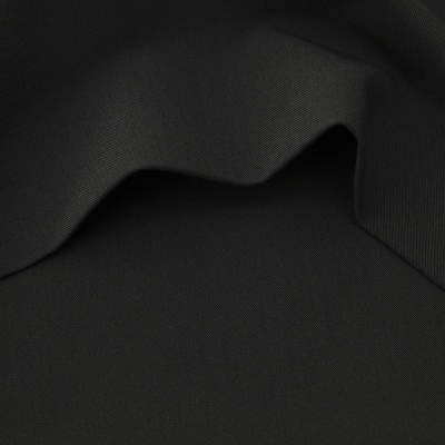 Костюмная ткань с вискозой "Меган", 210 гр/м2, шир.150см, цвет чёрный - купить в Нижнем Новгороде. Цена 378.55 руб.
