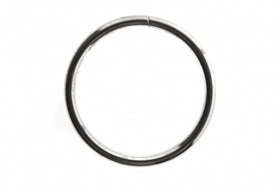 Кольцо металлическое №40 мм, цв.-никель - купить в Нижнем Новгороде. Цена: 4.49 руб.