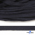 Шнур плетеный d-8 мм плоский, 70% хлопок 30% полиэстер, уп.85+/-1 м, цв.1010-т.синий - купить в Нижнем Новгороде. Цена: 735 руб.
