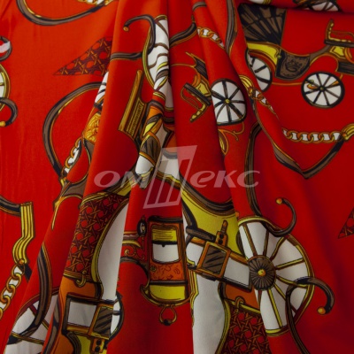 Плательная ткань "Фламенко" 16.1, 80 гр/м2, шир.150 см, принт этнический - купить в Нижнем Новгороде. Цена 241.49 руб.