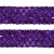 Тесьма с пайетками 12, шир. 35 мм/уп. 25+/-1 м, цвет фиолет - купить в Нижнем Новгороде. Цена: 1 308.30 руб.