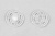Кнопки пришивные пластиковые 15 мм, блистер 24шт, цв.-прозрачные - купить в Нижнем Новгороде. Цена: 68.79 руб.