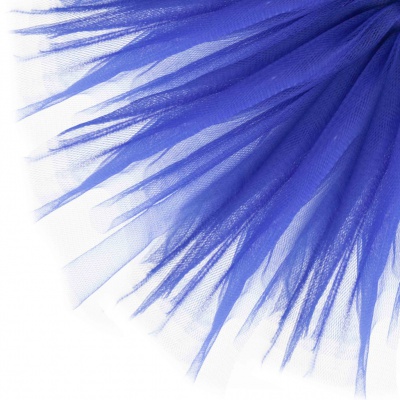 Фатин матовый 16-101, 12 гр/м2, шир.300см, цвет т.синий - купить в Нижнем Новгороде. Цена 100.92 руб.