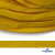Шнур плетеный (плоский) d-12 мм, (уп.90+/-1м), 100% полиэстер, цв.269 - жёлтый - купить в Нижнем Новгороде. Цена: 8.62 руб.