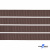 Репсовая лента 005, шир. 6 мм/уп. 50+/-1 м, цвет коричневый - купить в Нижнем Новгороде. Цена: 88.45 руб.