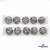 119-01 Кнопки пришивные декоративные металл 21 мм, цв.-никель - купить в Нижнем Новгороде. Цена: 21.54 руб.