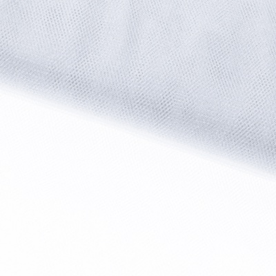 Трикотажное полотно Тюль Кристалл, 100% полиэфир, 16-01/белый, 15гр/м2, шир.160см. - купить в Нижнем Новгороде. Цена 129.70 руб.