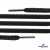 Шнурки #106-09, круглые 130 см, цв.чёрный - купить в Нижнем Новгороде. Цена: 21.92 руб.