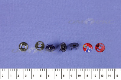 Кнопки магнитные МКМ-02, диам. 18 мм, чёрный никель - купить в Нижнем Новгороде. Цена: 14.49 руб.
