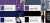 Костюмная ткань "Элис" 18-3921, 200 гр/м2, шир.150см, цвет голубика - купить в Нижнем Новгороде. Цена 303.10 руб.