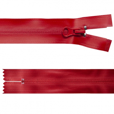 Молния водонепроницаемая PVC Т-7, 20 см, неразъемная, цвет (820)-красный - купить в Нижнем Новгороде. Цена: 21.56 руб.