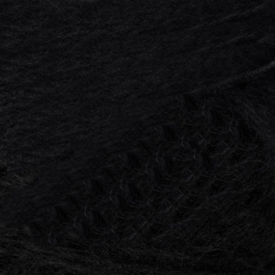Пряжа "Астория", 35% шерсть, 65% хлопок, 50гр, 180м, цв.003-черный - купить в Нижнем Новгороде. Цена: 76.69 руб.