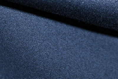 Ткань костюмная 8874/3, цвет темно-синий, 100% полиэфир - купить в Нижнем Новгороде. Цена 433.60 руб.