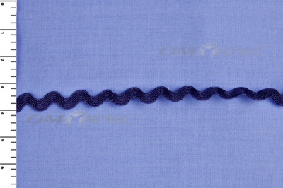 Тесьма плетеная "Вьюнчик"/т.синий - купить в Нижнем Новгороде. Цена: 48.03 руб.