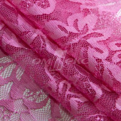 Кружевное полотно стрейч XD-WINE, 100 гр/м2, шир.150см, цвет розовый - купить в Нижнем Новгороде. Цена 1 851.10 руб.