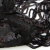 Трикотажное полотно с пайетками, шир.130 см, #311-бахрома чёрная - купить в Нижнем Новгороде. Цена 1 183.35 руб.
