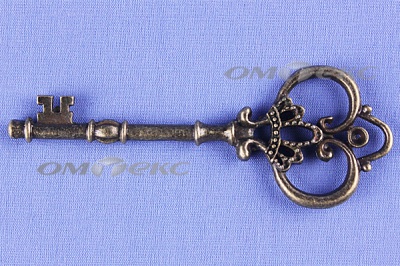 Декоративный элемент для творчества из металла "Ключ"8,5 см  - купить в Нижнем Новгороде. Цена: 26.66 руб.