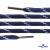 Шнурки #107-19, круглые 130 см, двухцветные цв.тём.синий/белый - купить в Нижнем Новгороде. Цена: 22.14 руб.