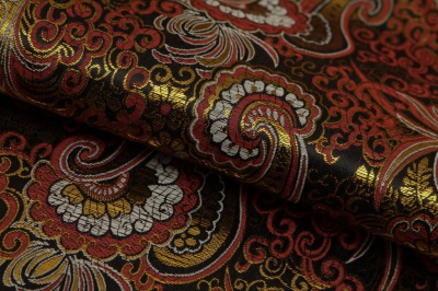 Ткань костюмная жаккард, 135 гр/м2, шир.150см, цвет бордо№6 - купить в Нижнем Новгороде. Цена 441.95 руб.